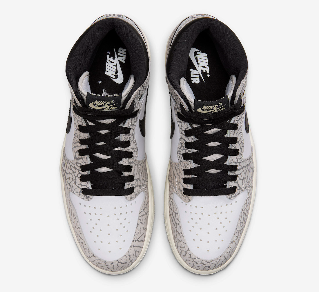 Jordan 1 Retro High OG White Cement