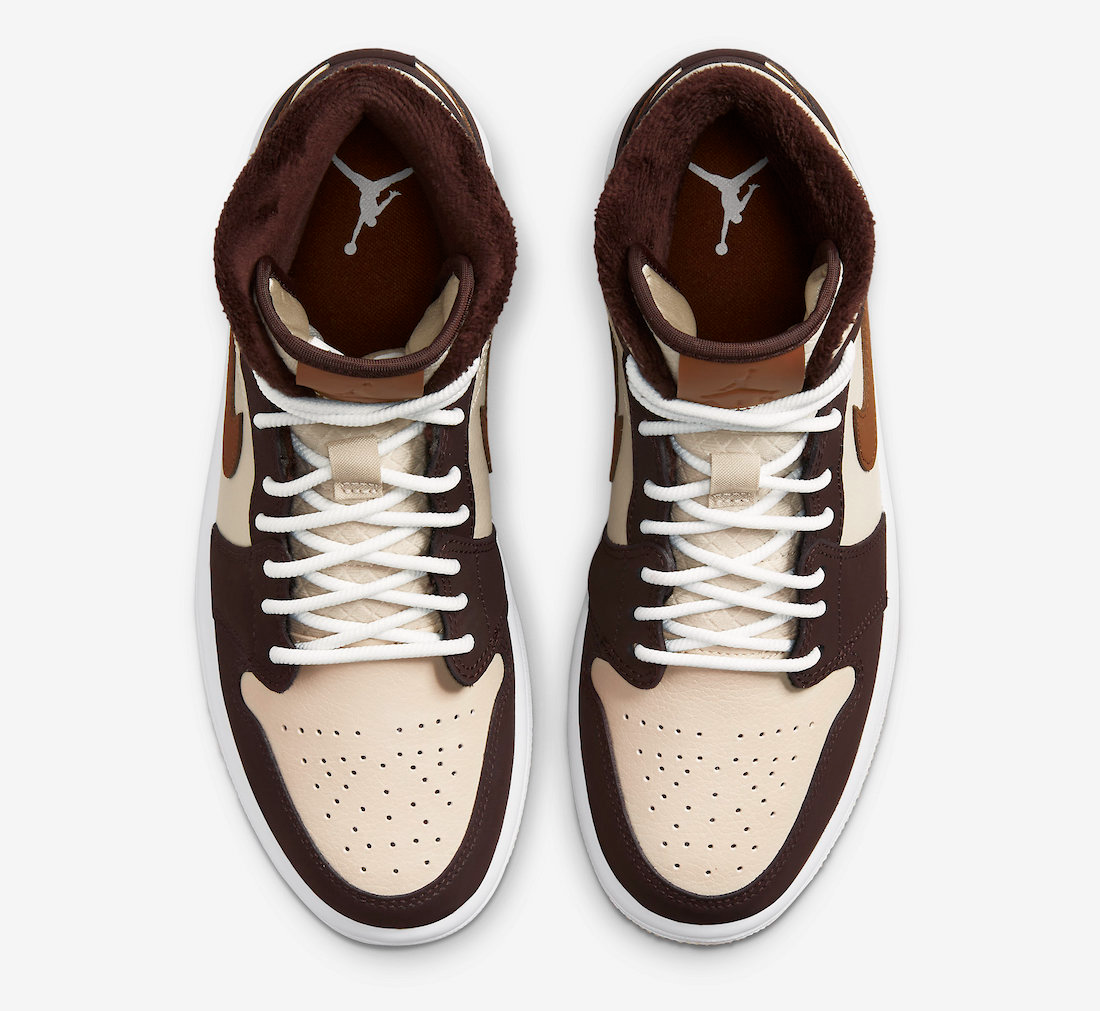 Jordan 1 Mid SE Brown Basalt Oatmeal (W)