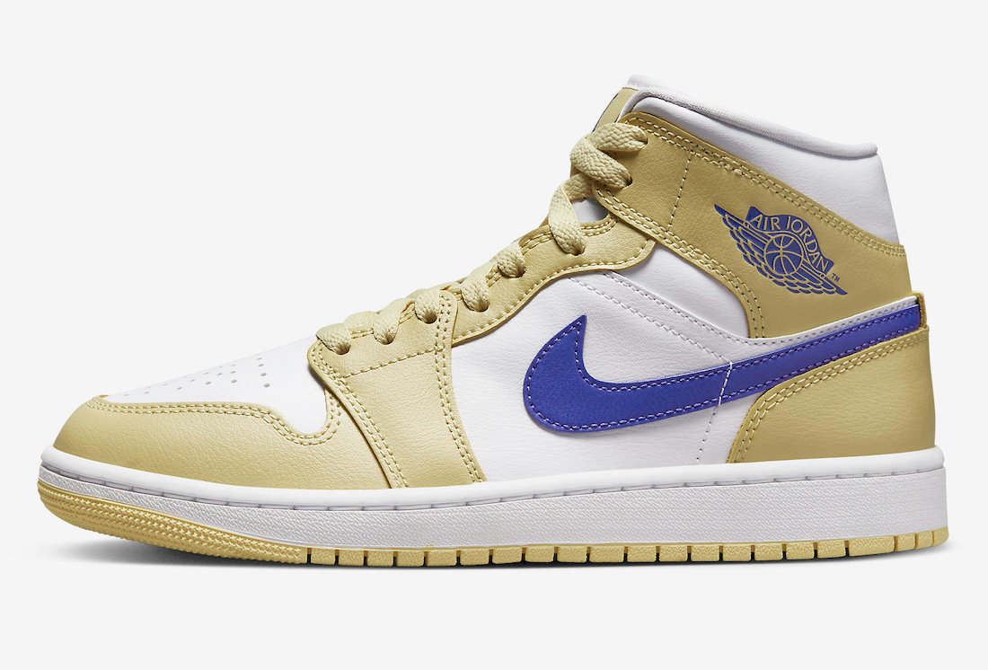 Jordan 1 Mid Lemon Wash Lapis (W)