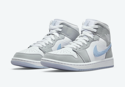 Jordan 1 Mid Wolf Grey Aluminum (Wmns)